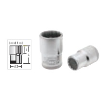 D 19 (MM) Lokma Anahtar 1-2 Oniki köşeli UD Profili (1)