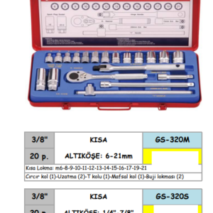 GS-320M-320S ALTIKÖŞE KROMAJLI LOKMA TAKIMI (1)
