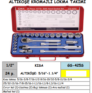 GS-425S ALTIKÖŞE KROMAJLI LOKMA TAKIMI (1)