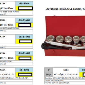 GS-816M ALTIKÖŞE KROMAJLI LOKMA TAKIMI (1)