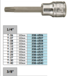 KROMAJLI UZUN LOKMALI TORX LLENLER