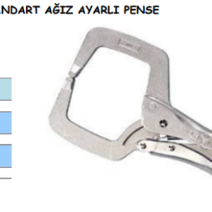R- C TİPİ STANDART AĞIZ AYARLI PENSE (1)