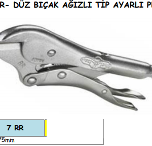 RR- DÜZ BIÇAK AĞIZLI TİP AYARLI PENSE (2)