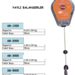 SB-1200-2000-3000-5000 YAYLI BALANSERLER