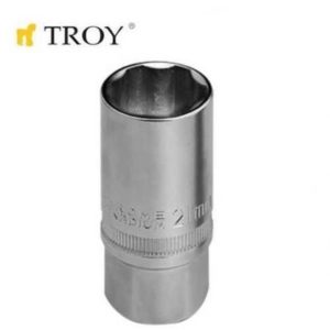 TROY 26126 12” Buji Lokması (Ölçü 21mm-Çap 27,8mm-Uzunluk 65mm)