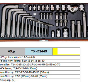 TX-23440 KARIŞIK TORX TAKIMLAR (1)