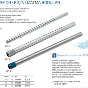 TorkMetre DR-F İçin Uzatma Borular (2)