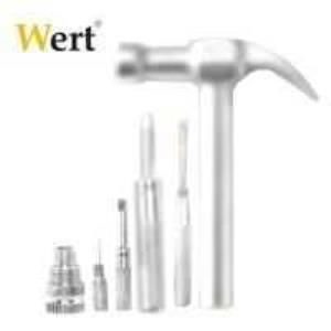 WERT 2260 Mini Çekiç - Tornavida Seti 5 Prç