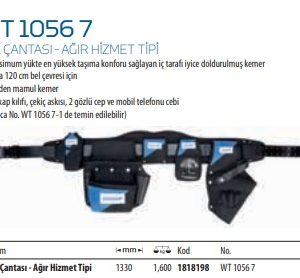 WT 1056 7 Bel Çantası - Ağır Hizmet Tipi (2)