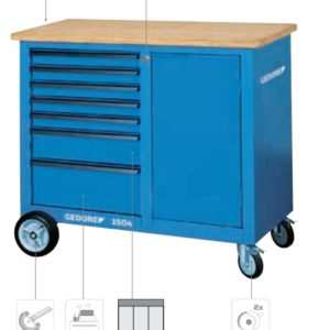 1504 - 0511 Tekerlekli Çalışma Tezgahı 7 Çekmeceli - Boş (3)