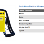 ATP04 SICAK HAVA ÜRETİCİSİ AHTAPOT (4 KOLLU) (2)