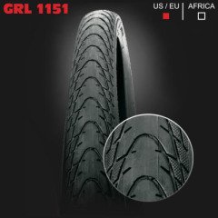 GRL 28125 (28114) (70032) 2 MM ZIRHLI 1151 SİYAH BİSİKLET DIŞ LASTİK