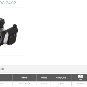 PANTHER DC 24-12 AKARYAKIT TRANSFER POMPASI (2)