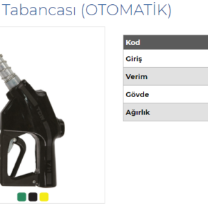 TDW7H AKARYAKIT TABANCASI (OTOMATİK) (2)